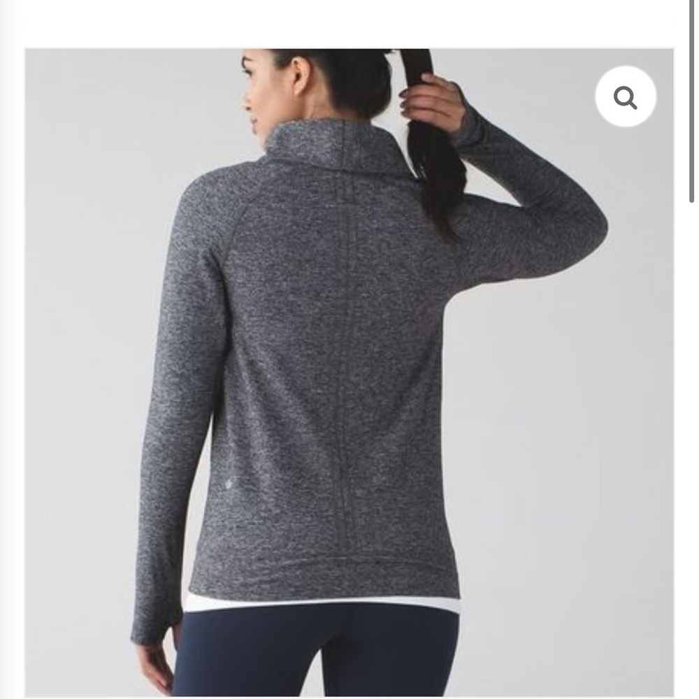 Lululemon Athletica Women's Make A Move Long Sleeve in Heathered Black - Picture 2 of 12
